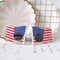 8PCS American Flag Party Glasses Set – 4th of July Red White Blue Patriotic Sunglasses Photo Booth Props for Independence Day, Memorial Day, Veterans Day & Party Favors